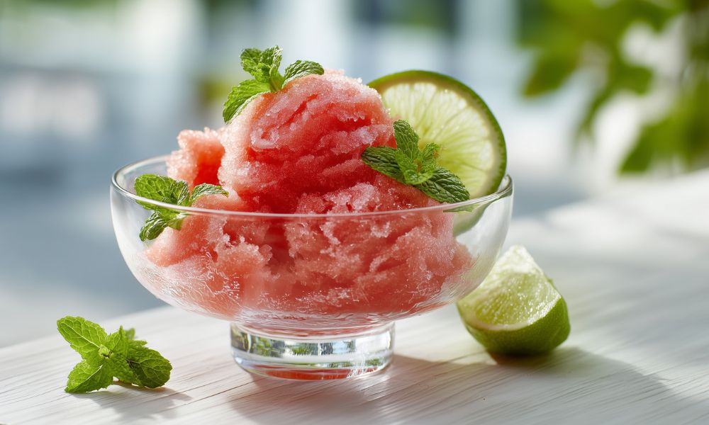 Sorbetto all'anguria: la ricetta con gelatiera