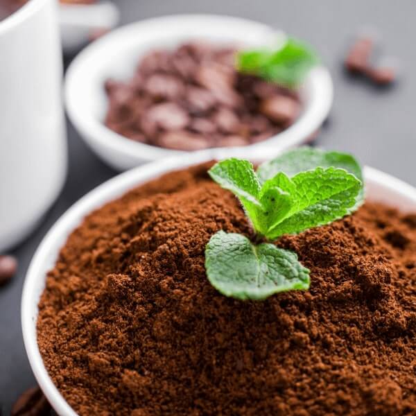 Macchina caffè cialde e polvere di caffè macinato