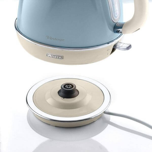 bollitore elettrico vintage 1.7 litri ariete 2869 tè tisane infusi base cordless