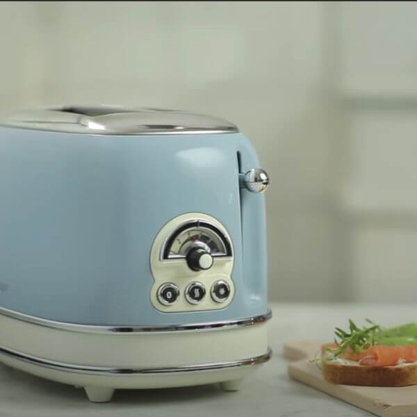 Vintage Toaster Beige 2 slice without pliers, Vintage