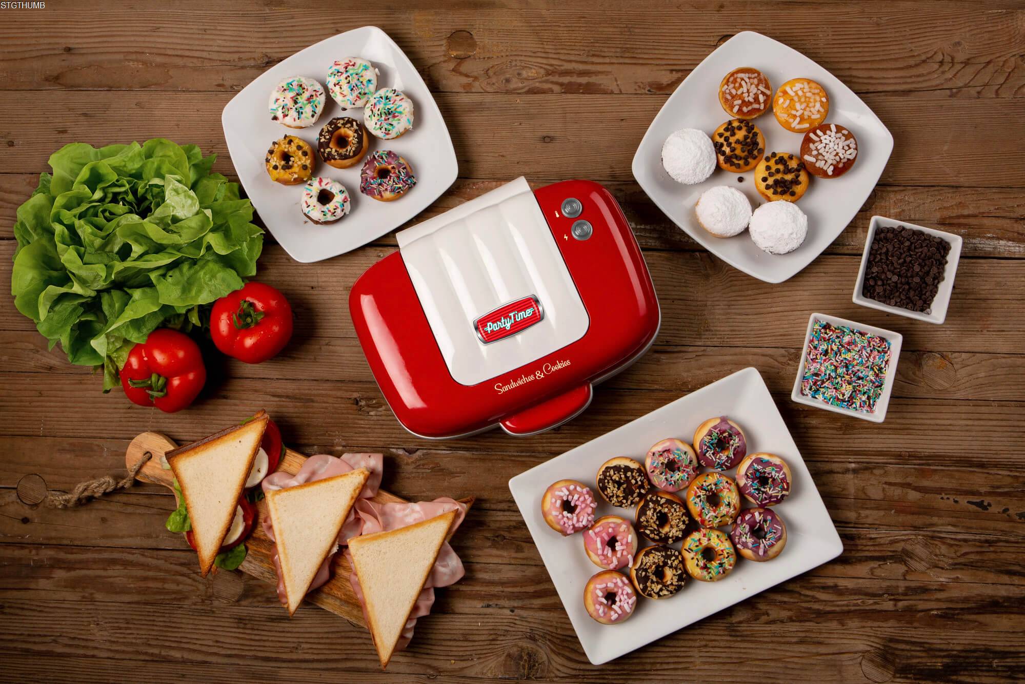 Piastra elettrica per crepes, Crepes Maker Party Time, Ariete 202 Rosso