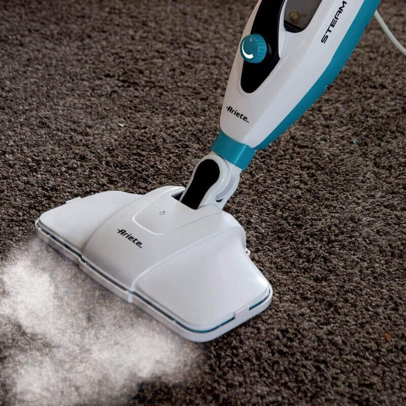 Attrezzatura Pulizia Casa Lavapavimenti A Vapore 1000W - Pulitore Vapore Con 17 Accessori, Scopa Rimovibile 240ml, Cuscinetti Lavabili Pulizia Ecologica Casa - 8