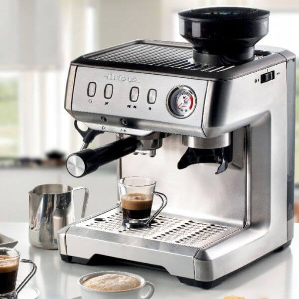 Ariete Espresso Slim Moderna NERO macchina caffe polvere e cialde ESE 1381