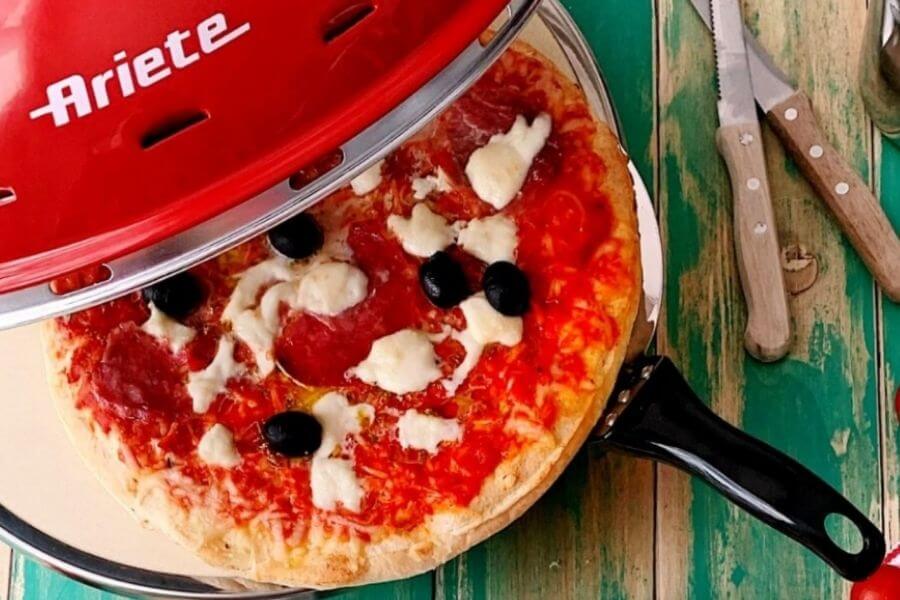 Ariete 917 Forno Pizza in 4 Minuti, 1200 W, Pietra refrattaira con