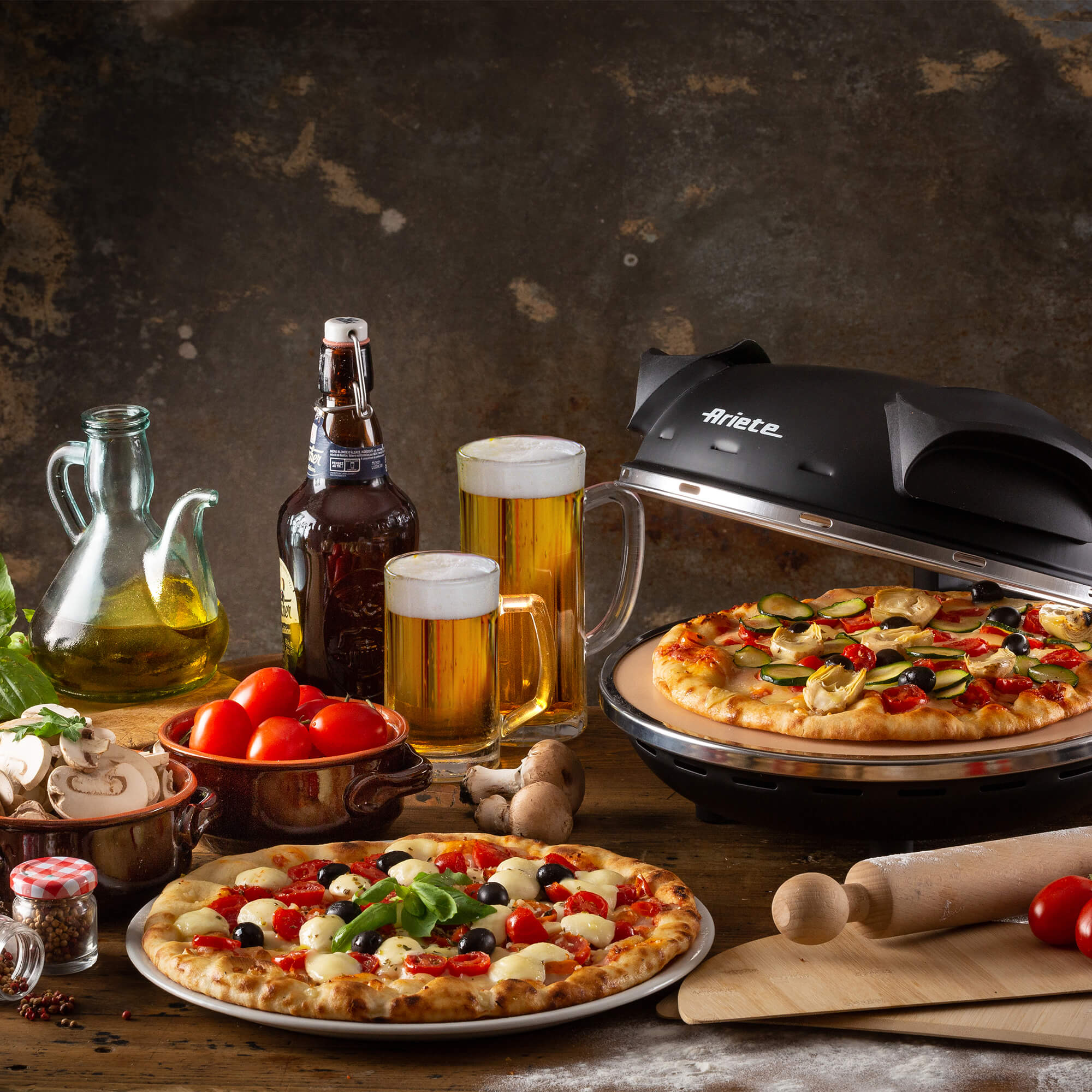 Fornetto Pizza Ariete Forno Elettrico Pietra refrattaria 909 Pizza in 4  minuti