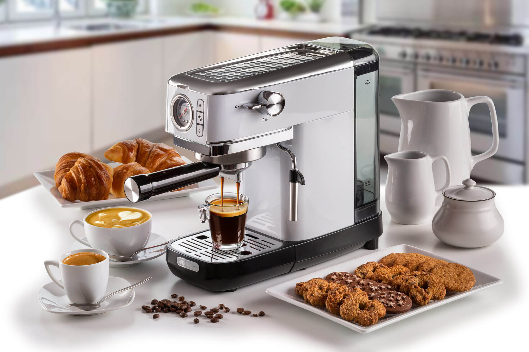 Ariete 1381: macchina per caffè slim compatibile con polvere e cialde