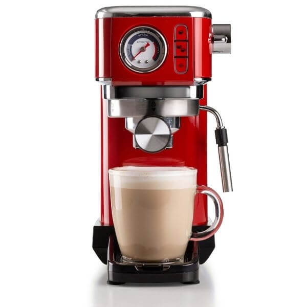 Macchina per caffè e cappuccio professionale Ariete Slim Metal 1381