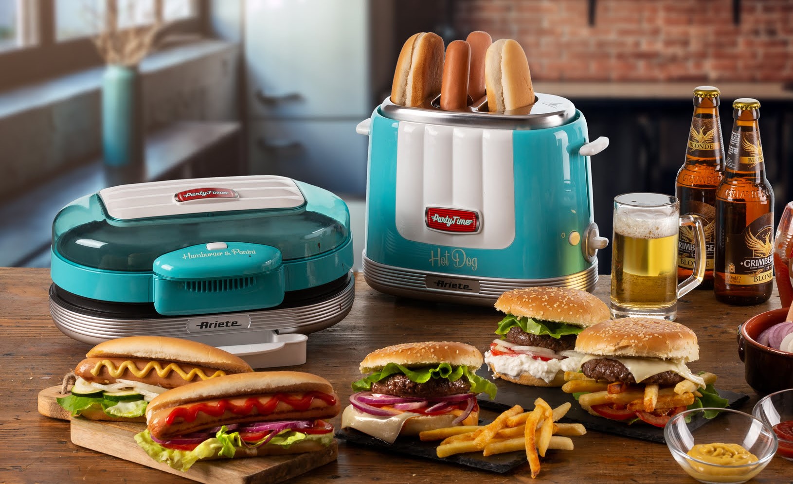 Electric Double Burger Maker