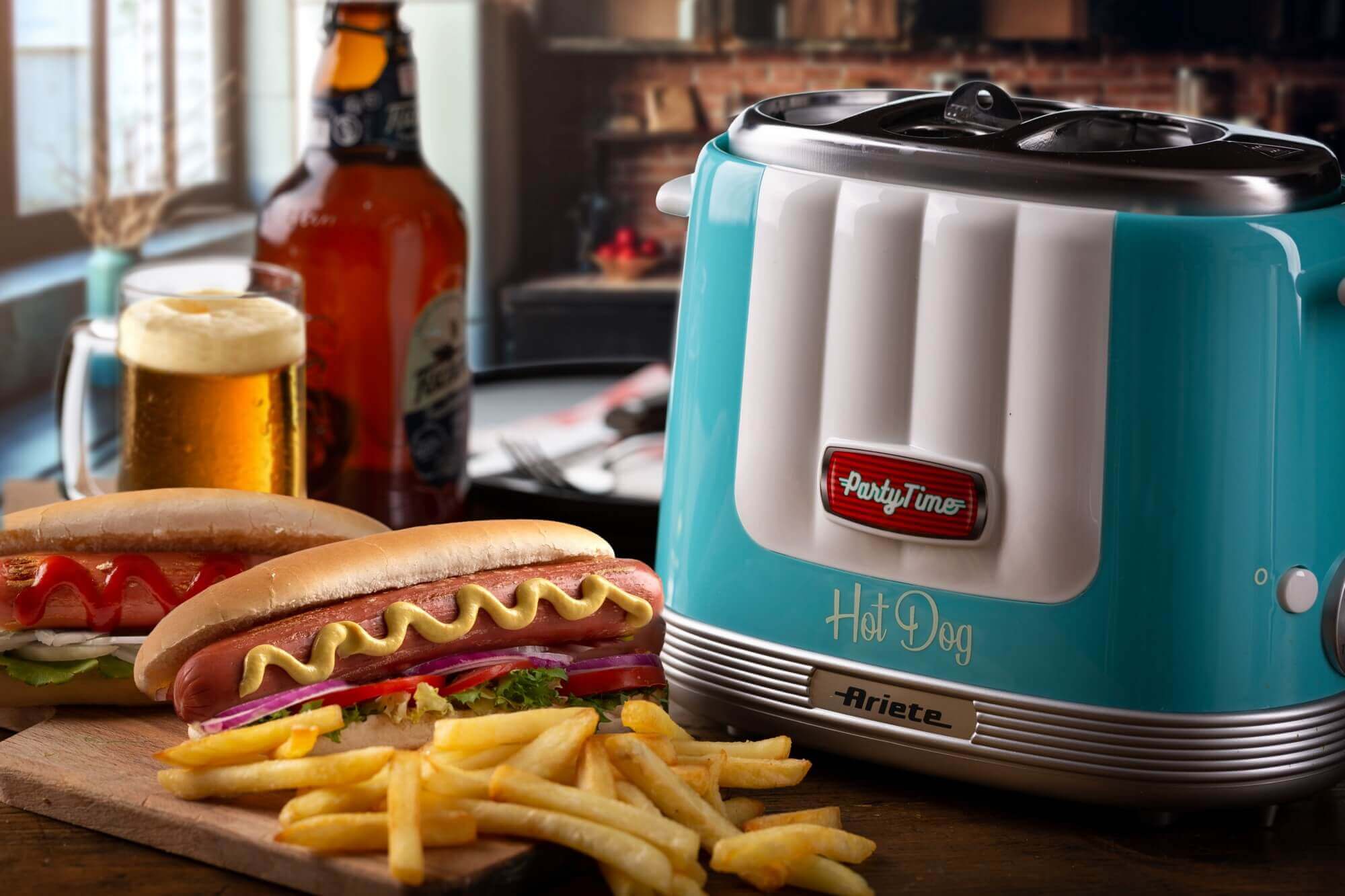 Hot Blue| Hot Dog Dog Machine Light Time Maker Party | Ariete