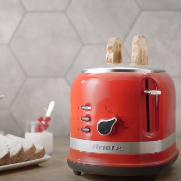 tostapane ariete moderna 149 rosso espulsione automatica fette