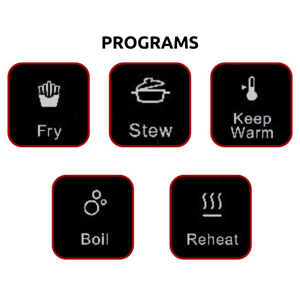 cooking plate programs