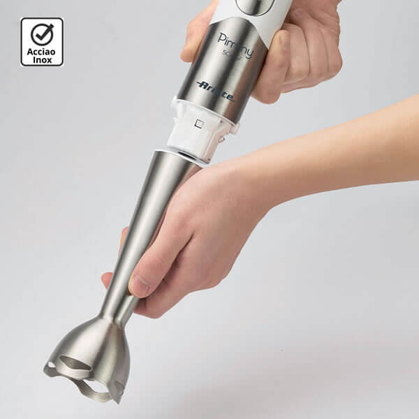 gambo in acciaio inox pimmy 3 in 1 ariete 886 frullatore a immersione frusta elettrica tritatutto