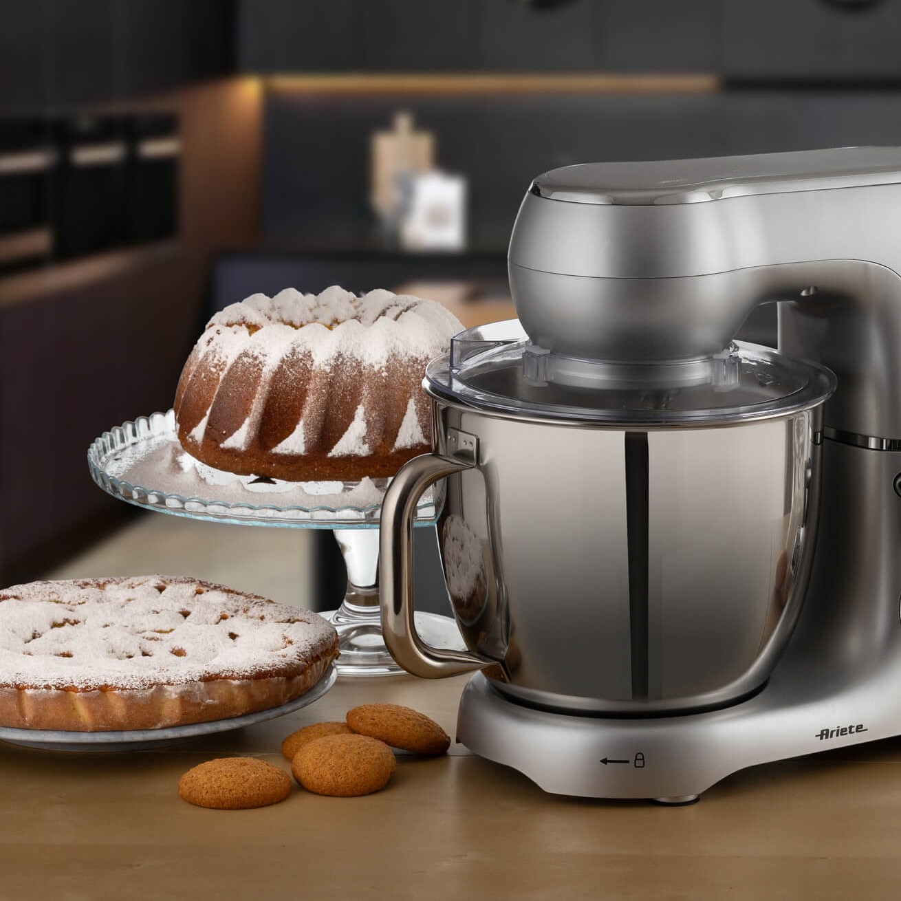 dolci con impastatrice