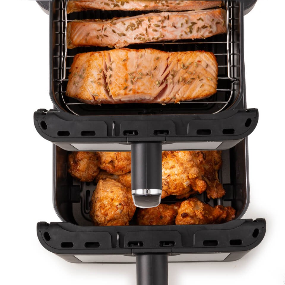 friggitrice ad aria ariete doppia verticale