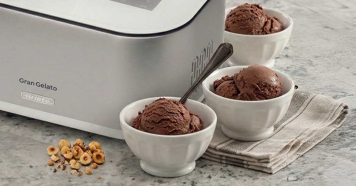 gelato al cioccolato gran gelato gelatiera ariete