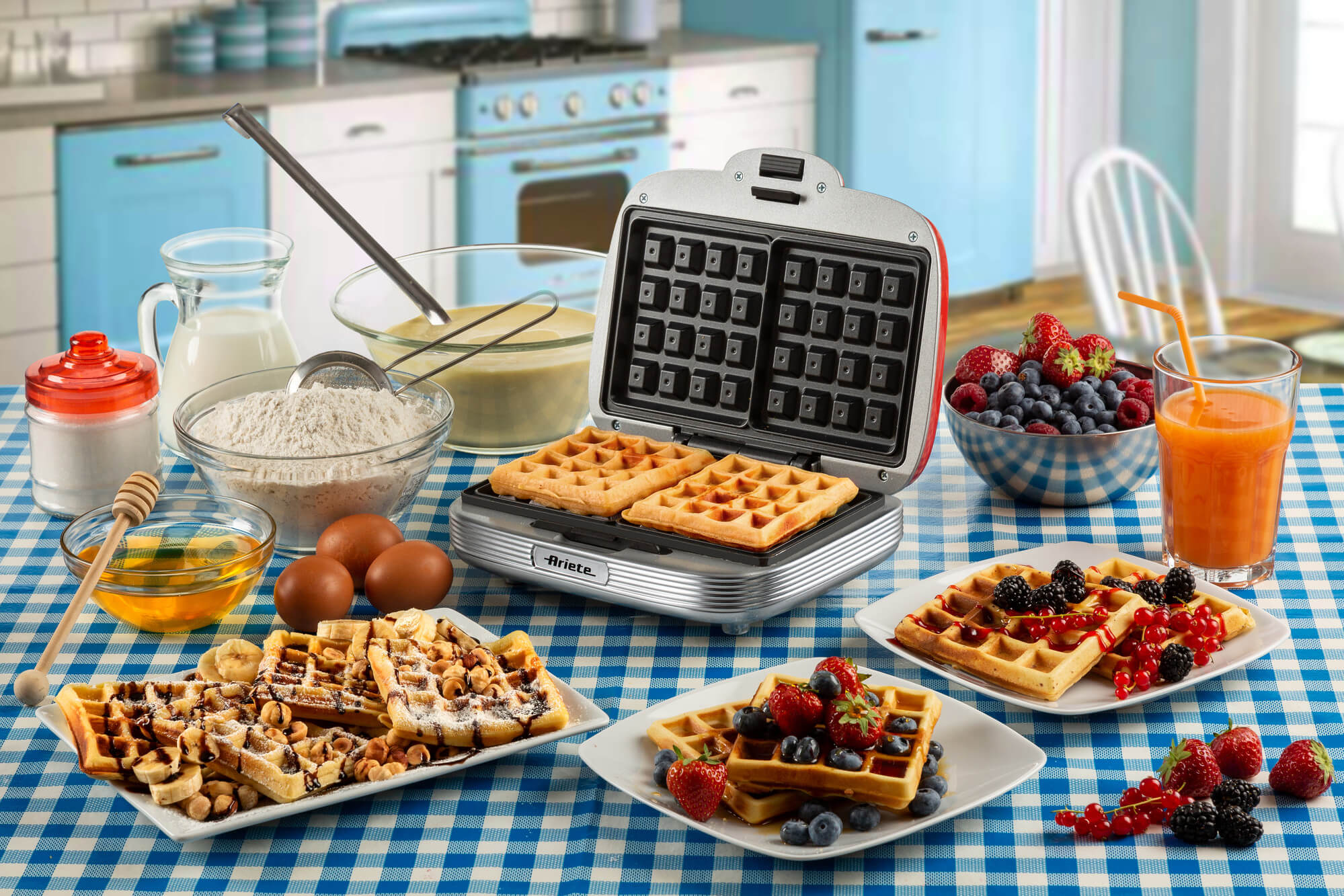 ariete 1973 waffle party time rosso