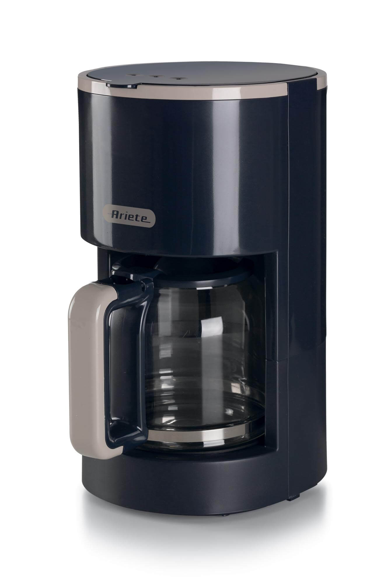 Ariete 1394 Macchina Caffè Filtro Breakfast, Macchina per caffè americano, Capacità 12 tazze, Finestra livello acqua, Indicatore luminoso di accensione, Filtro e portafiltro lavabili, Dispositivo antigoccia, Dark Grey