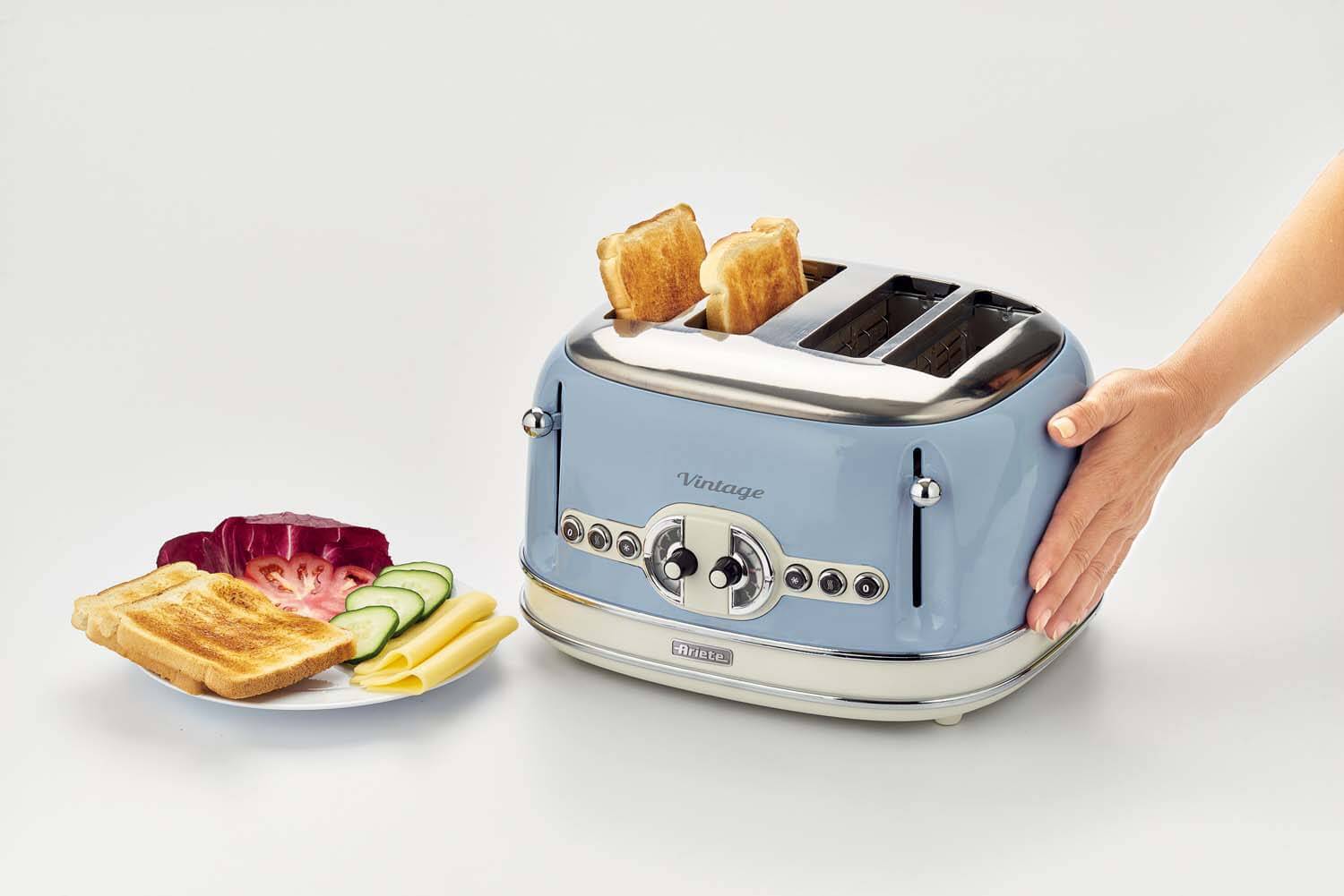 Tostapane per scaldare, tostare e scongelare, Toaster, Ariete 153