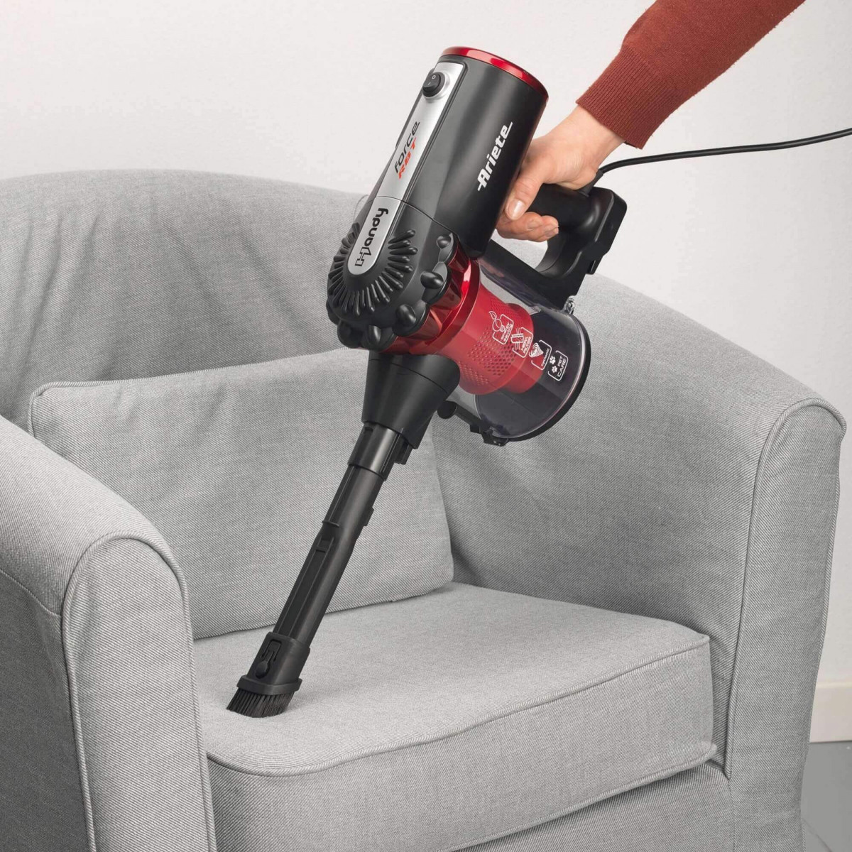 Scopa Elettrica e aspirabriciole con spazzola motorizzata | Handy Forc |  Ariete Store