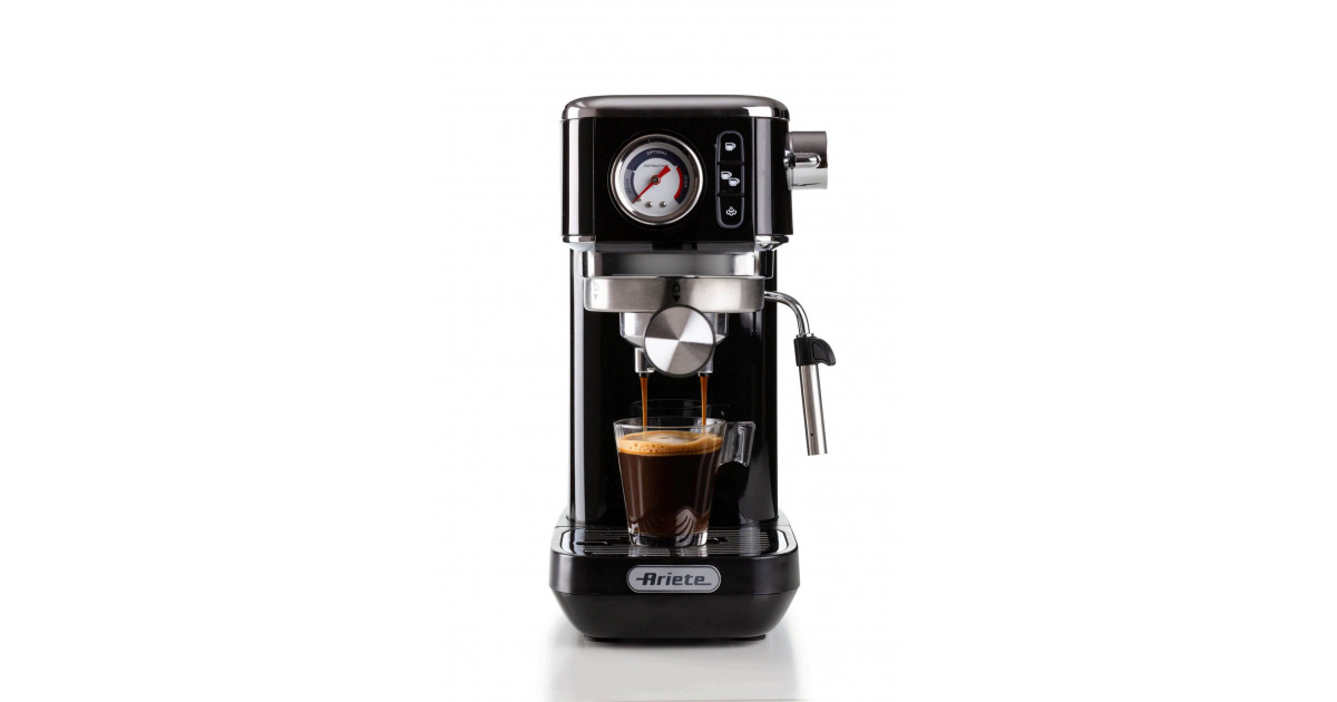 Macchina per caffè espresso con manometro in metallo | Macchina caffè 1381 | 1381