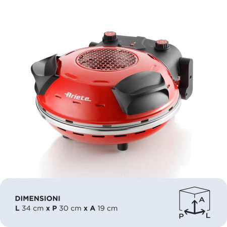 Forno pizza con oblò