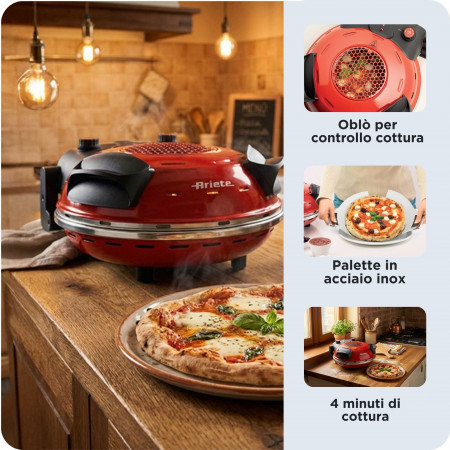 Forno pizza con oblò