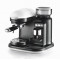 Macchina da caffè espresso con macinacaffè Moderna Bianco