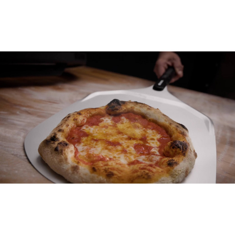 2 Palette In Acciaio Per Pizza In Legno Da Forno - Accessori Per Cuocipizza Da Gennaro E Ariete (modelli Selezionati) - 5