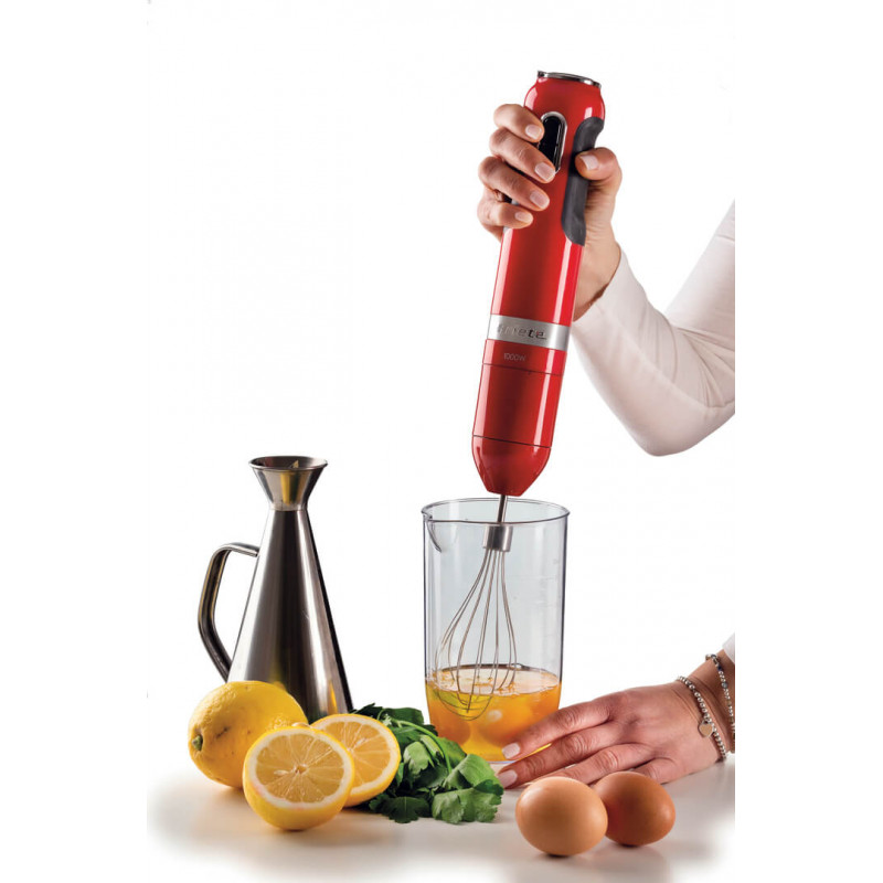 Frullatore A Immersione JOCCA 1200W – 6 Velocità + Turbo, Accessori In Acciaio Inox, Tritatutto 800ml E Frusta, Bicchiere 600ml, Click System