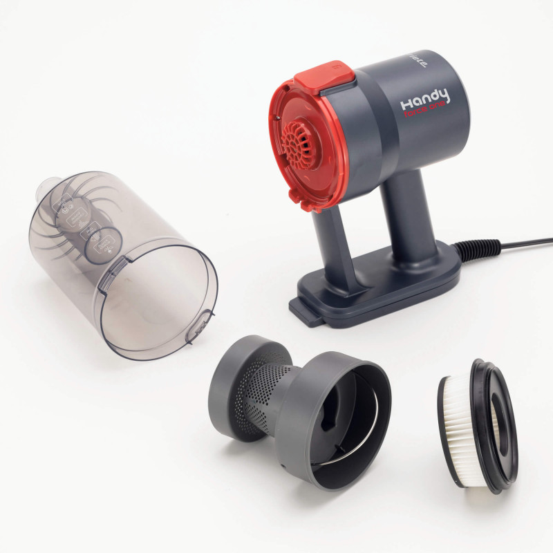 Ariete Handy Force 2361 Aspirapolvere Verticale Con Filtro HEPA - Aspirabriciole Elettrico A Filo, Arancione