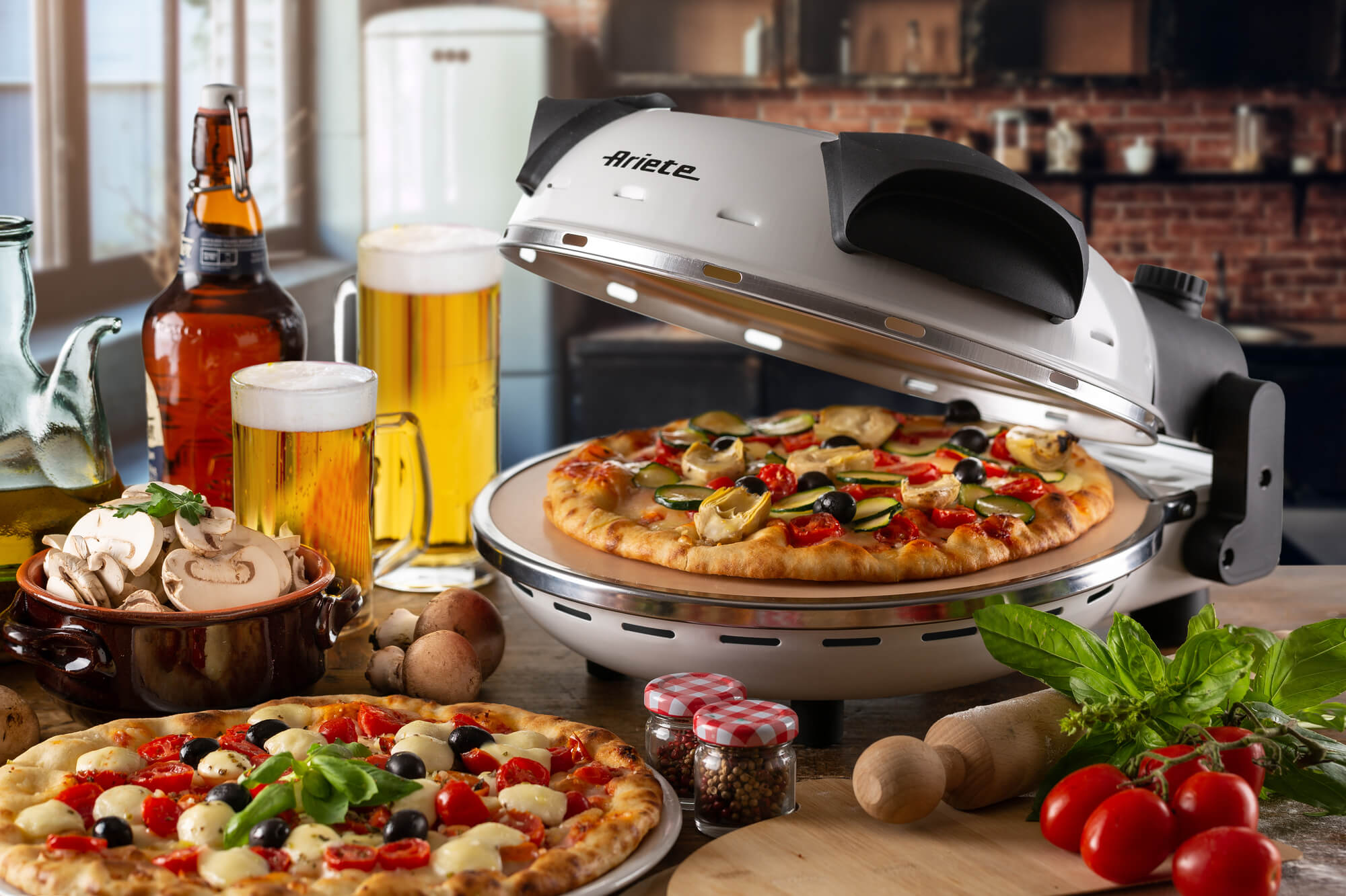 PSK MEGA STORE - Ariete 909/10 Pizza in 4' Minuti, Forno per pizza, 1200 W,  5 livelli di cottura, Temperatura Max 400°C - 8003705116702 - Ariete -  71,35 €