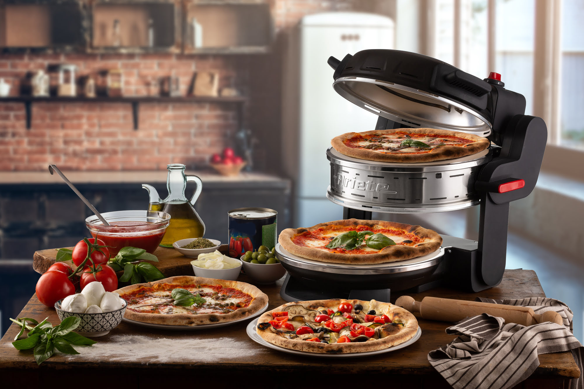 Pummarò Forno elettrico per pizza nero