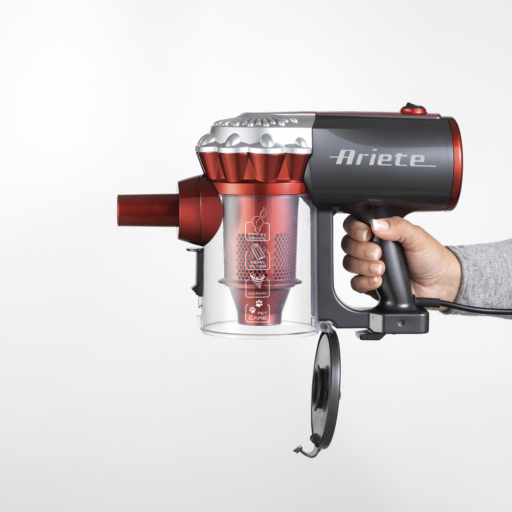 Scopa elettrica e aspirabriciole senza sacco | Handy Force | Ariete Store